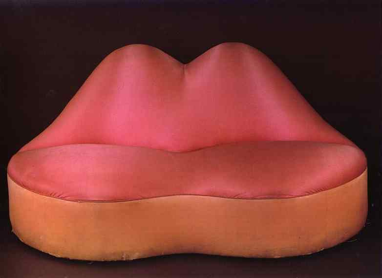 782x569 Mae West's Lips Sofa, 1936 By Salvador Dali - Mae West Painting