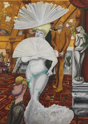300x420 Mae West, 1934 5, By Edward Burra - Mae West Painting
