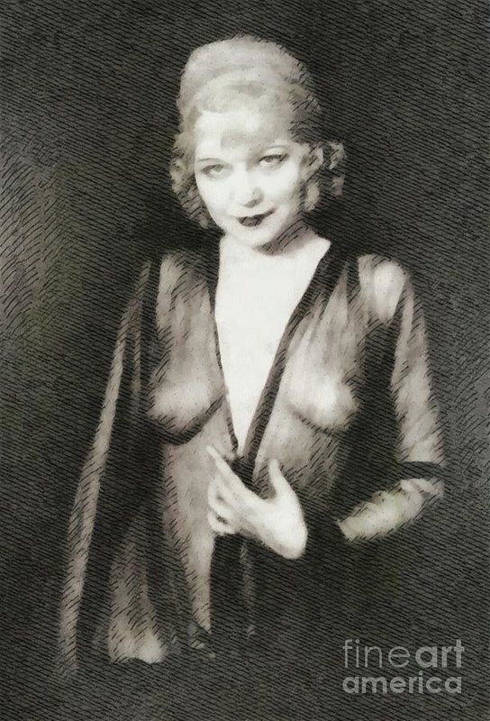544x800 Mae West, Vintage Actress Art Print By John Springfield - Mae West Painting