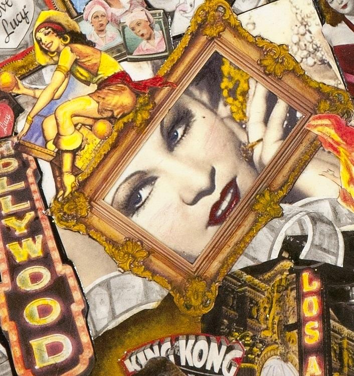 706x750 Mae West Painting By Jonell Restivo - Mae West Painting