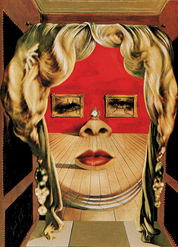 361x500 Face Of Mae West, 1935 Print By Salvador Dali - Mae West Painting
