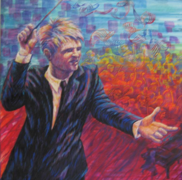 770x763 Saatchi Art Maestro Painting By Kathleen Rice - Maestro Painting