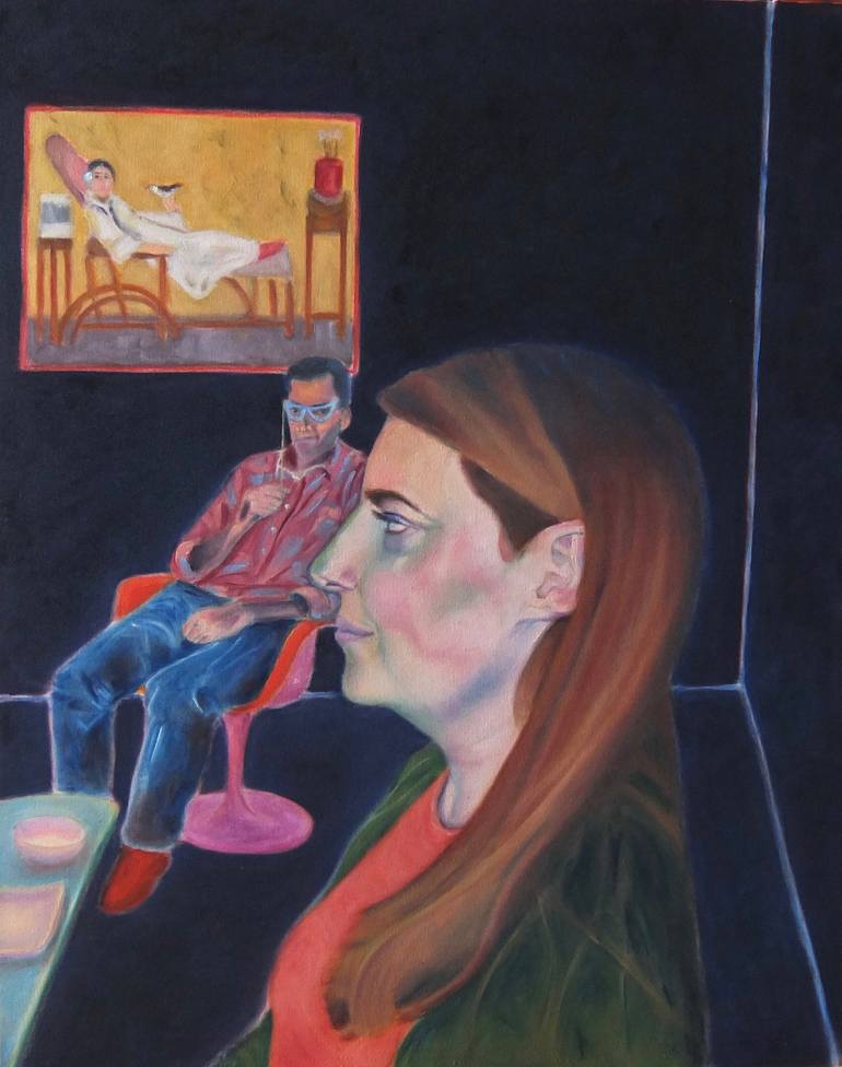 770x976 Saatchi Art Marion And Maestro Painting By Rod Cargill - Maestro Painting