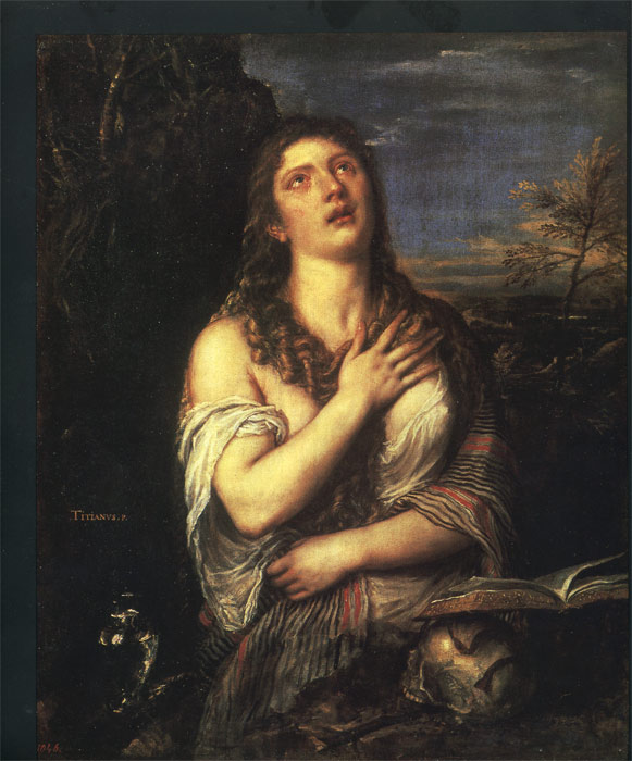 581x700 Penitent Magdalene - Magdalene Painting