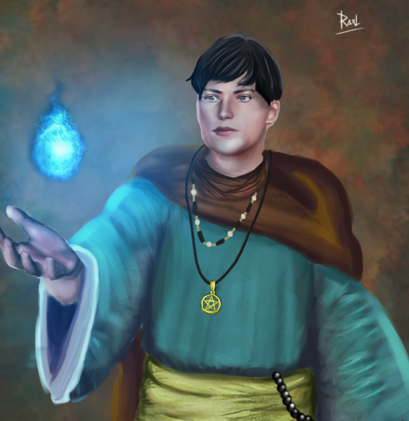 582x599 Mage , Painting Study By Powerasatru52 - Mage Painting