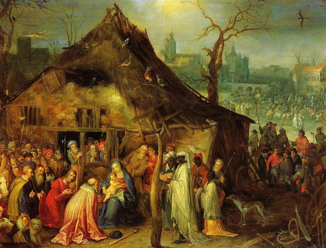 1143x871 The Adoration Of The Magi - Magi Painting