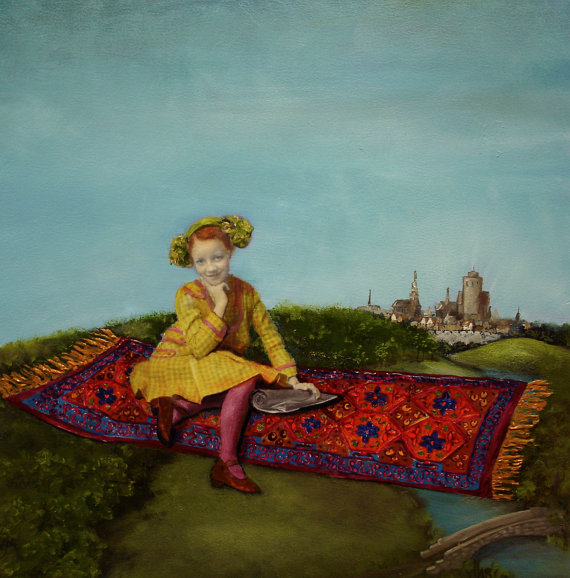 570x578 Art + Word Artist Of The Day Magic Carpet - Magic Carpet Painting