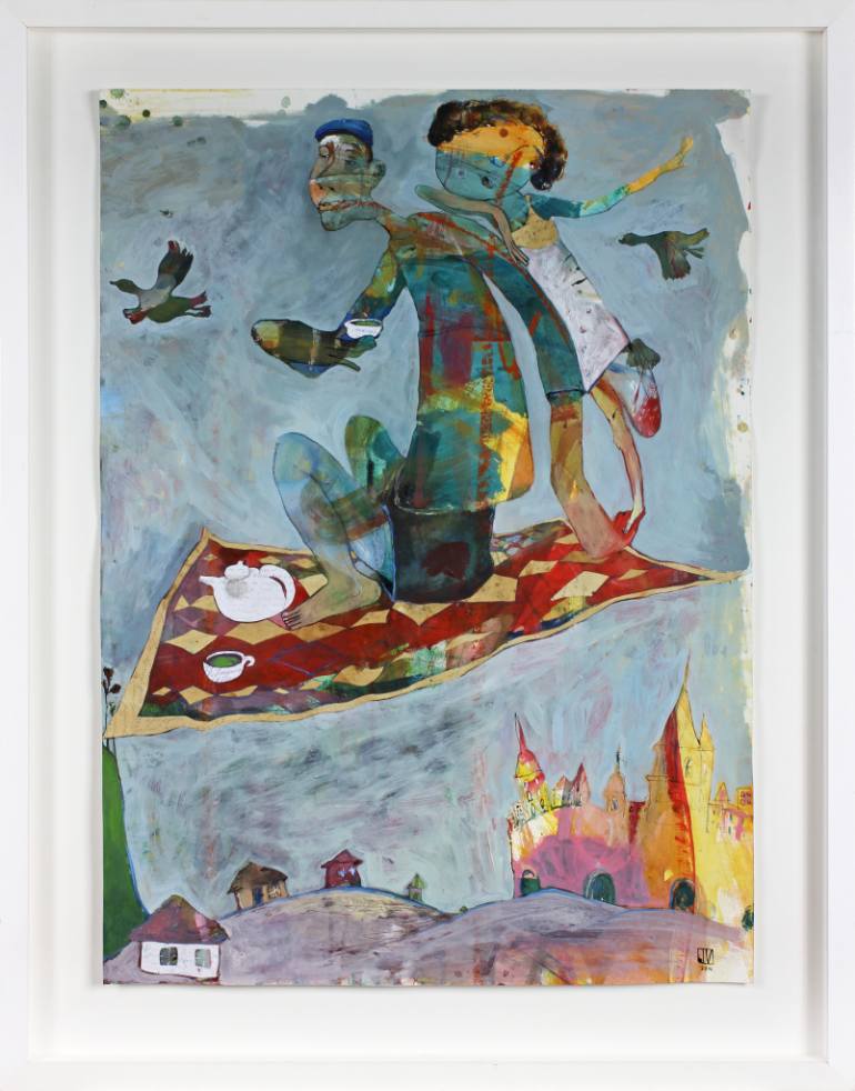 770x982 Saatchi Art Sold - Magic Carpet Painting