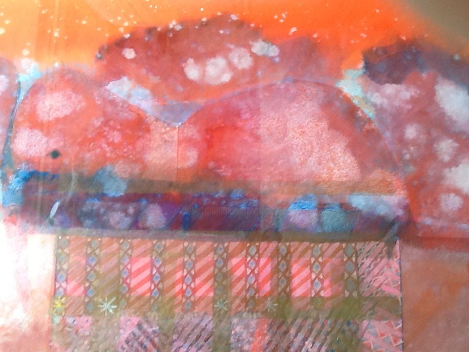 960x720 Elephant On A Magic Carpet (Penny Koppe) - Magic Carpet Painting