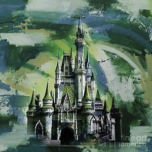 300x300 Magic Kingdom Paintings Fine Art America - Magic Kingdom Painting
