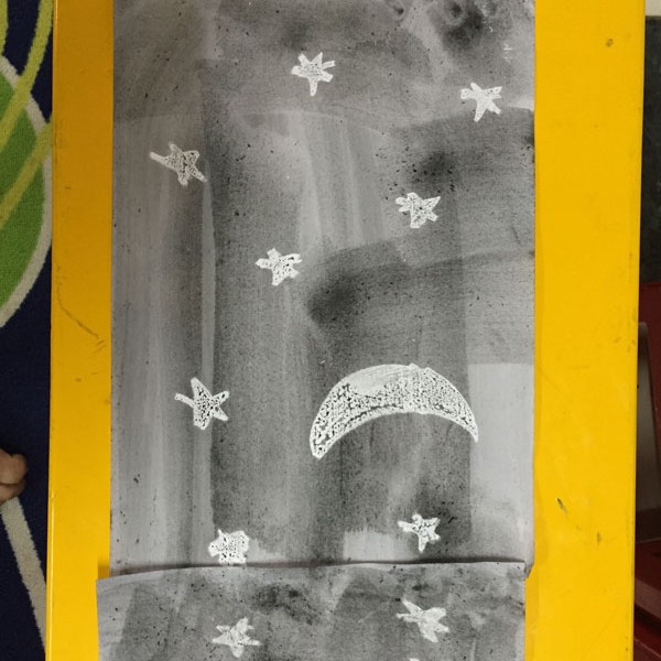 600x600 Magic Painting, Moon And Stars Edukidz International - Magic Painting