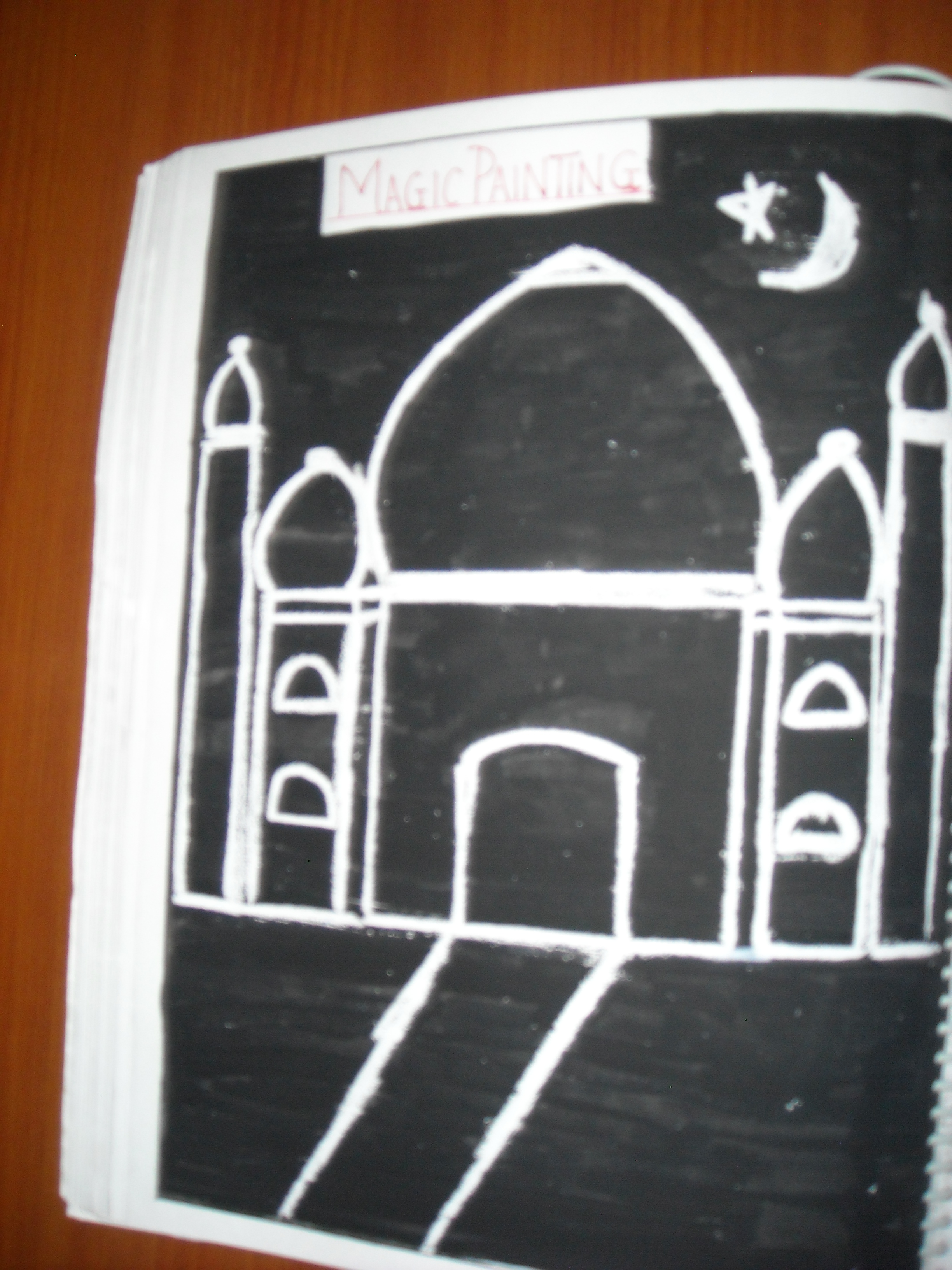 2448x3264 Magic Painting Juhu Pre Primary Art Craft Phonics - Magic Painting