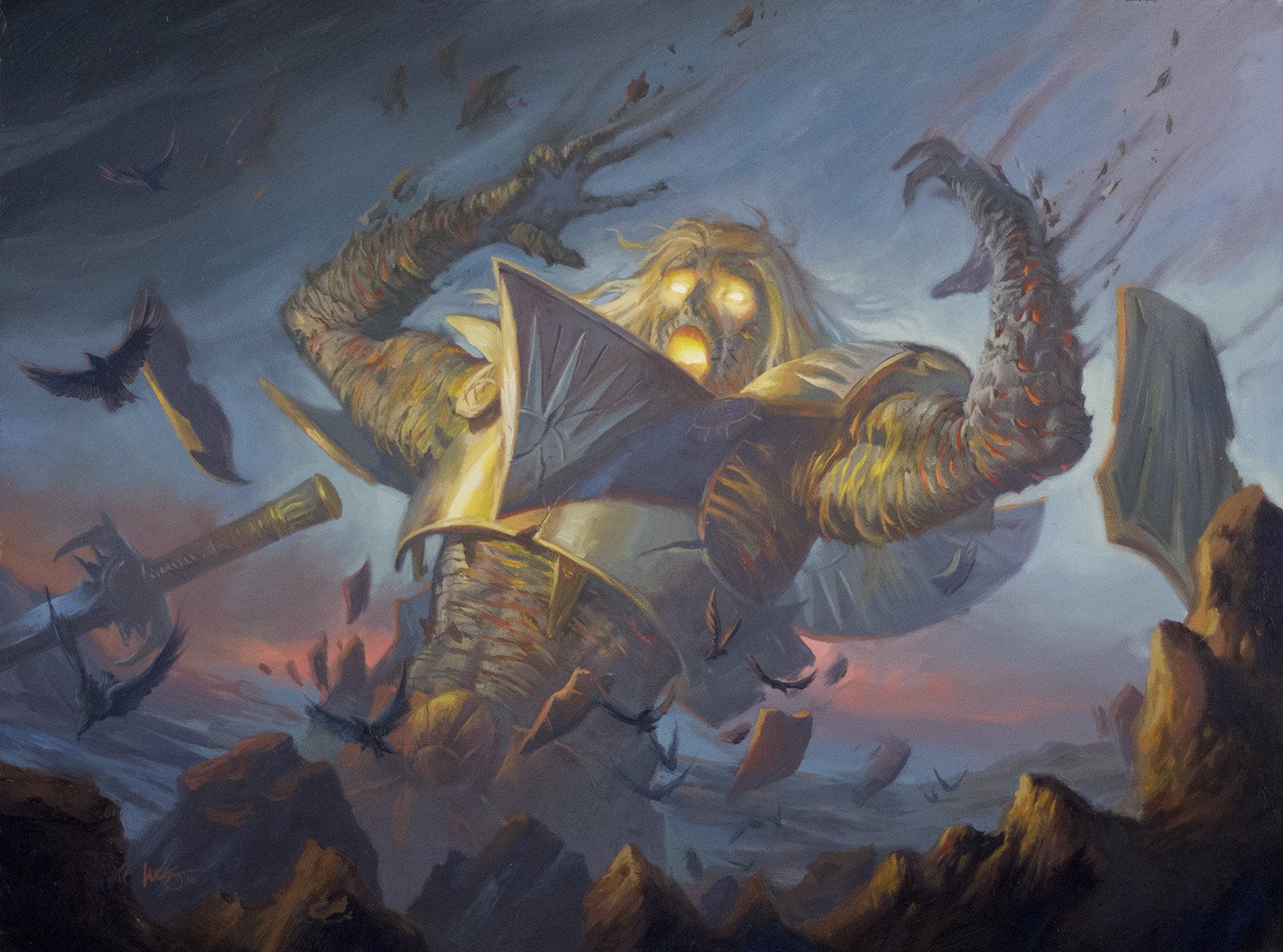 1500x1113 Art In Focus - Magic The Gathering Painting