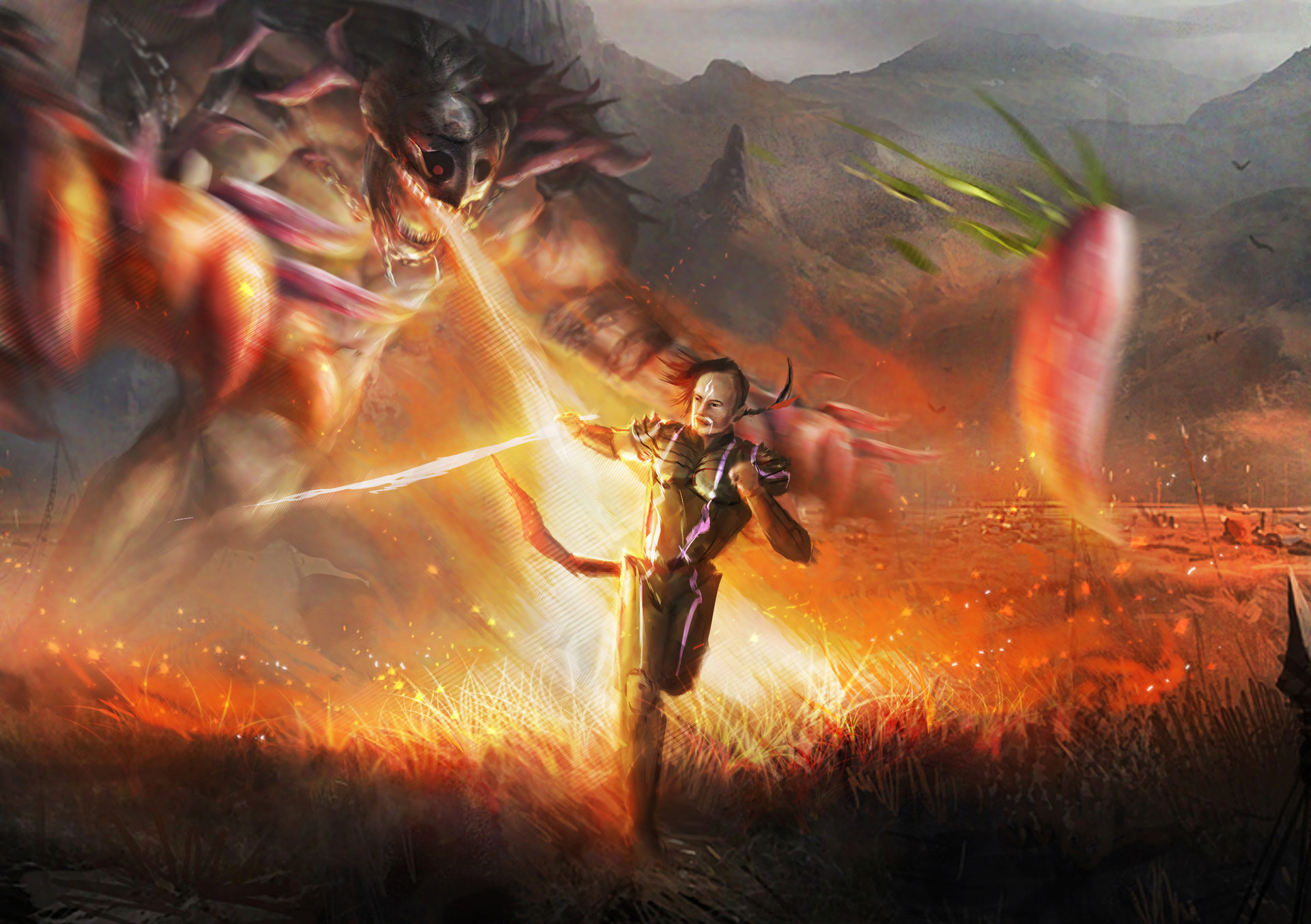 1920x1353 Artstation - Magic The Gathering Painting