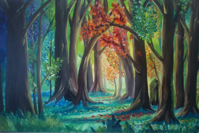 700x467 Magical Forest Erin Stagg Fine Art ~ - Magical Forest Painting