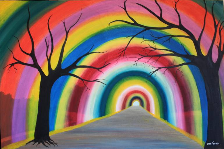 770x515 Saatchi Art Magical Forest Painting By Monika Verma - Magical Forest Painting