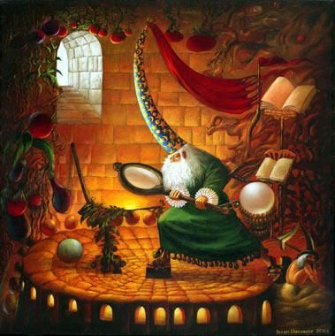 379x380 Magician (Sergei Chernenko) - Magician Painting