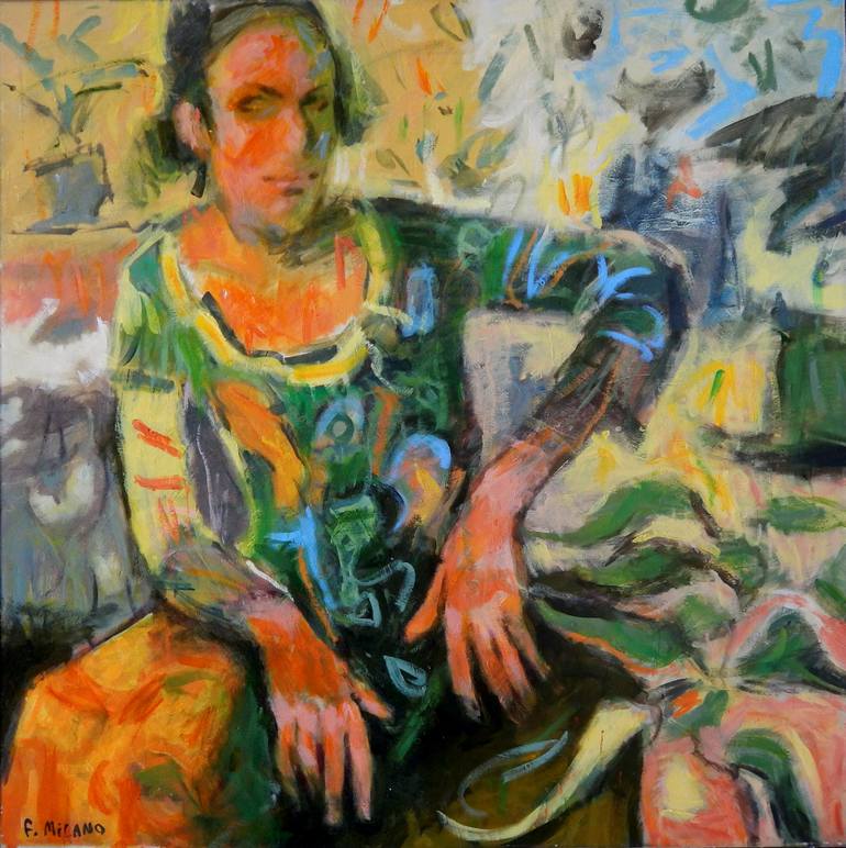 770x772 Saatchi Art The Young Magician Painting By Federico Milano - Magician Painting