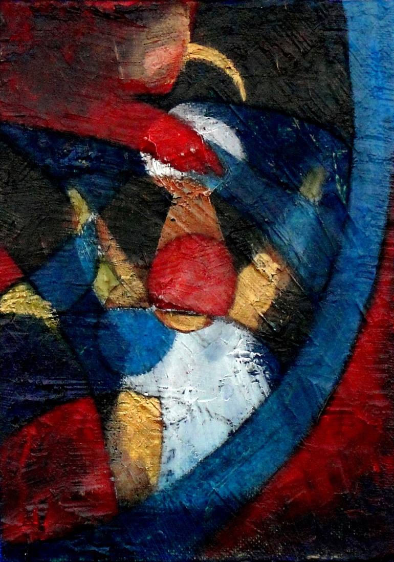 770x1098 Saatchi Art Who Is The Magician Painting By Eva Hoffmann - Magician Painting