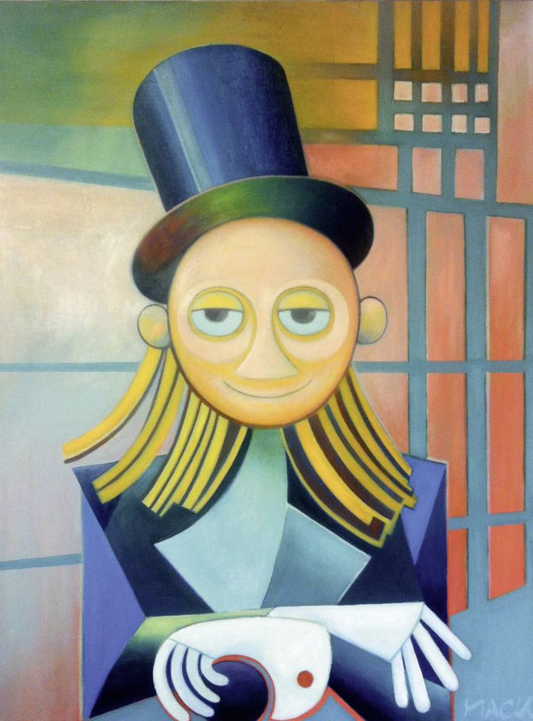 770x1040 Saatchi Art Magician Painting By Jens Mack - Magician Painting