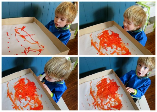 500x357 Show And Share Saturday Link Up - Magnetic Painting