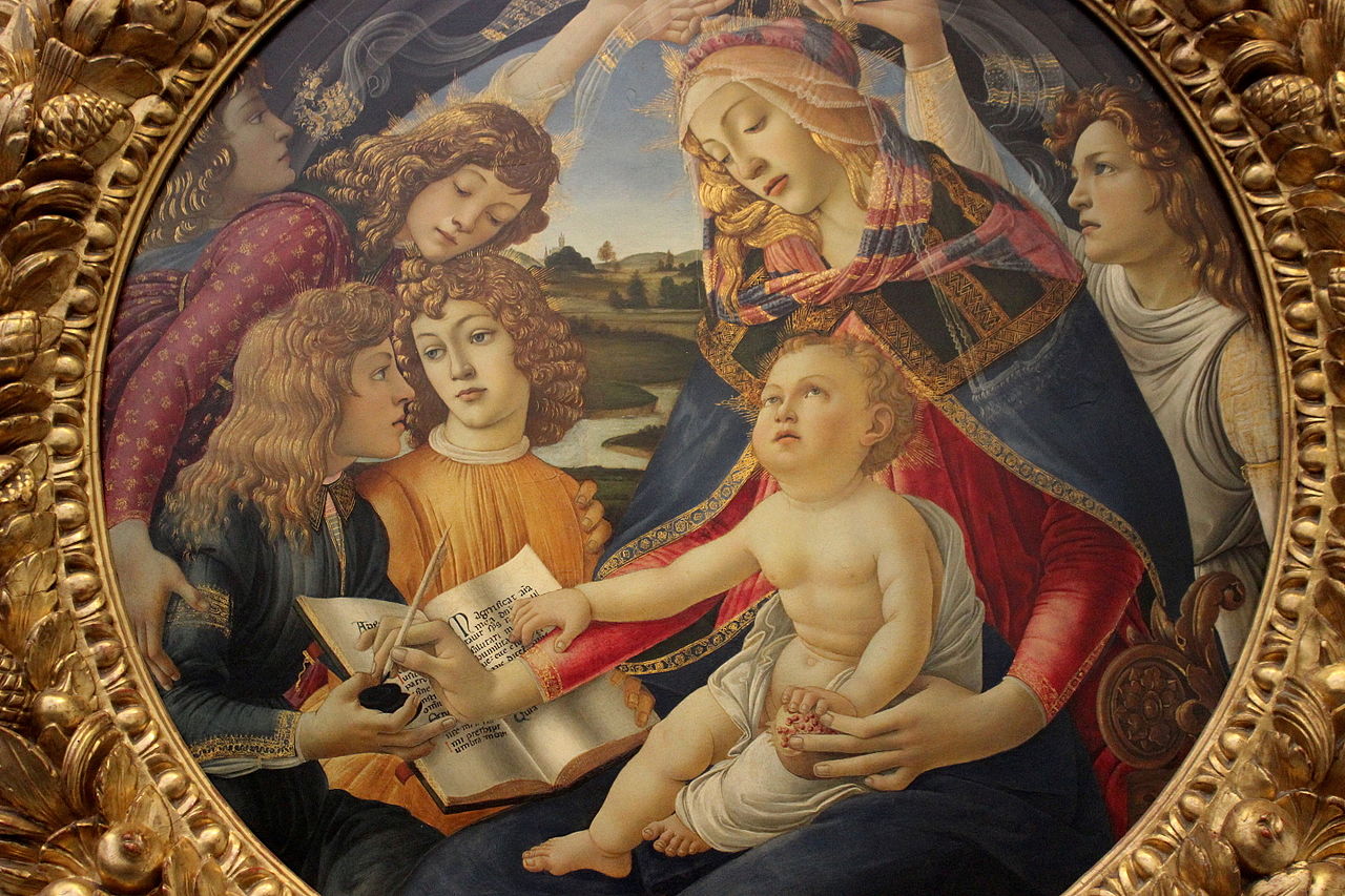 1280x853 Madonna Of The Magnificat Lily Matava - Magnificat Painting