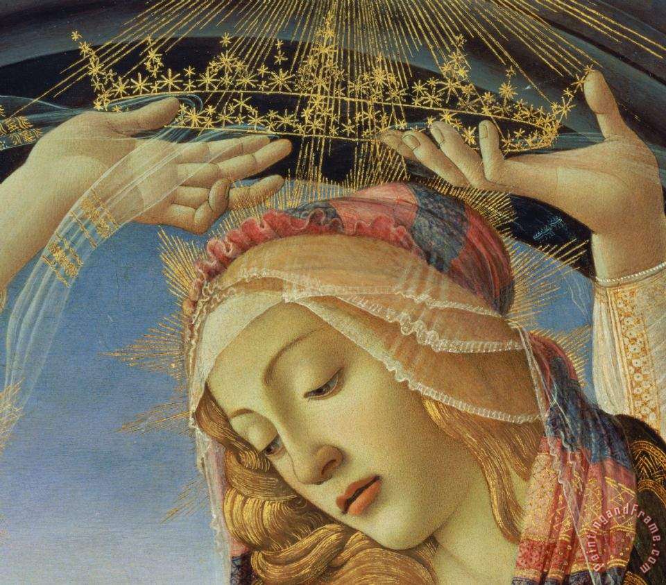 960x843 Sandro Botticelli The Madonna Of The Magnificat Painting - Magnificat Painting