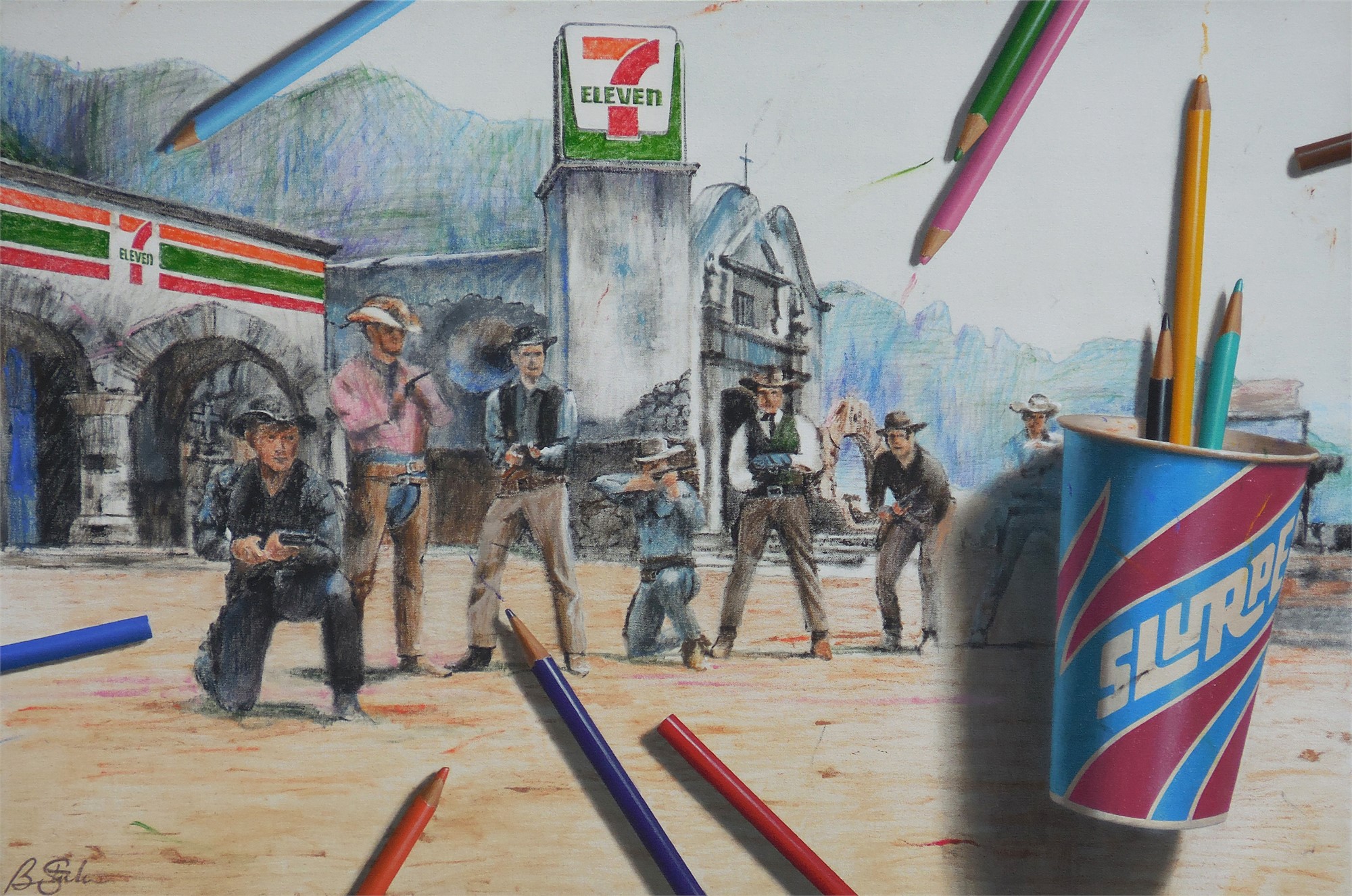 2000x1326 Magnificent 7 Eleven Giacobbe Fritz Fine Art - Magnificent 7 Painting