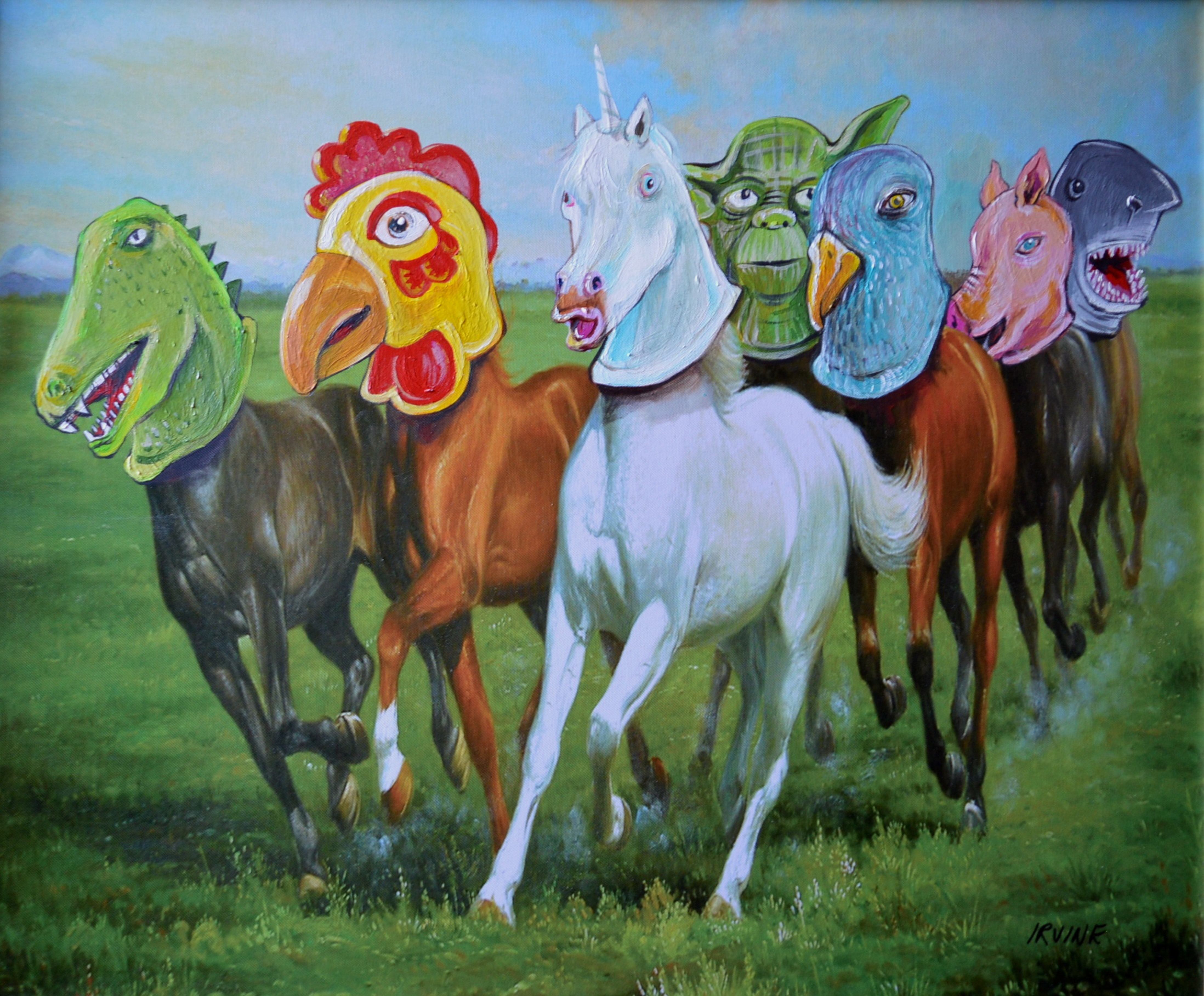 4392x3634 Redirected Thrift Store Paintings - Magnificent 7 Painting