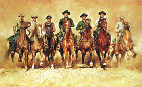 500x306 The Magnificent Seven - Magnificent 7 Painting
