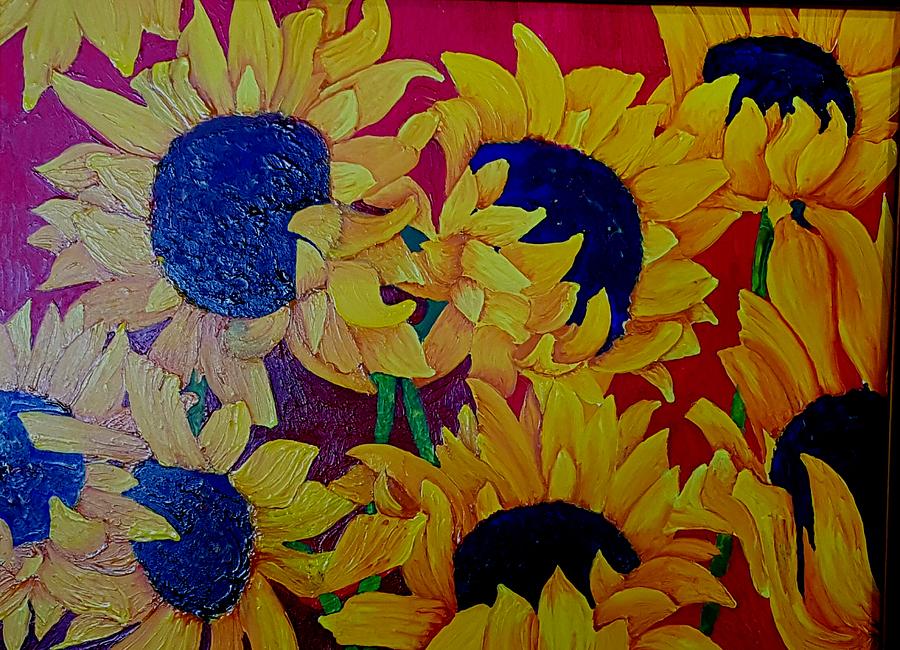 900x650 The Magnificent 7 Painting By Katherine Mcdermott - Magnificent 7 Painting