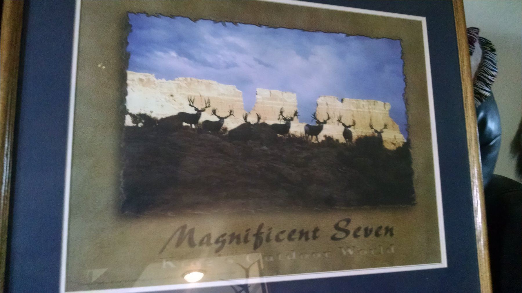 1800x1013 Framed Picture Of The Magnificent Seven By Kings Outdoor World. - Magnificent Seven Painting