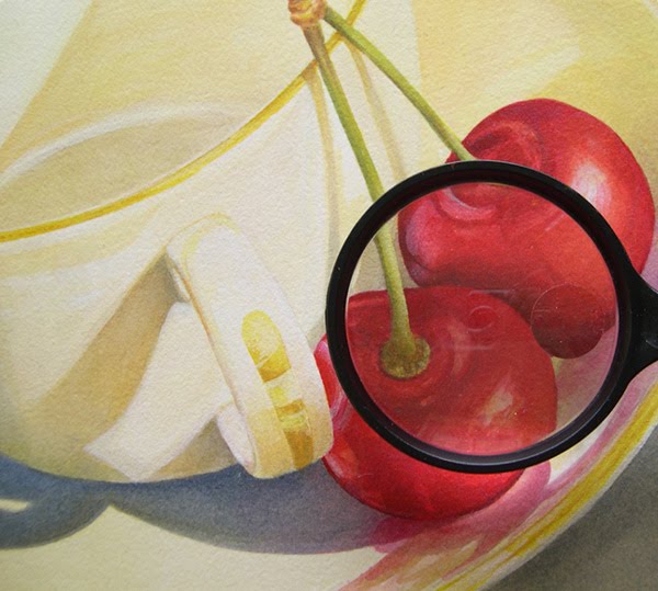 600x539 Zoom Tool And Magnifying Glass - Magnifying Glass Painting