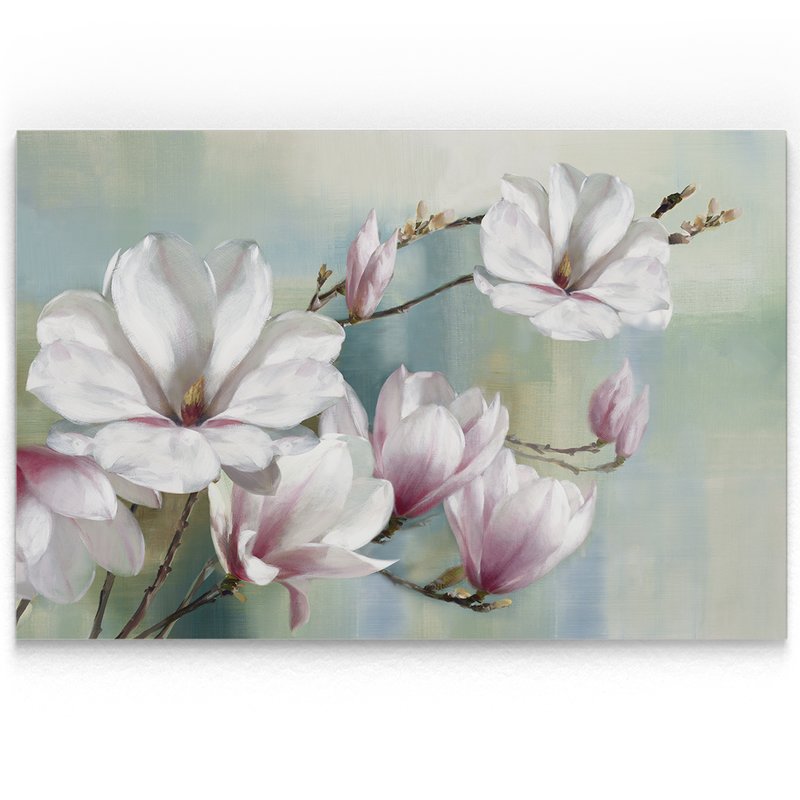 800x800 Magnolia Blooms' Oil Painting Print Amp Reviews Joss Amp Main - Magnolia Oil Painting