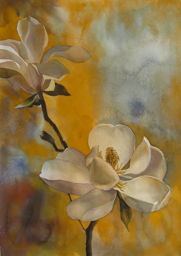 612x864 Magnolia Alfredngdesign - Magnolia Painting