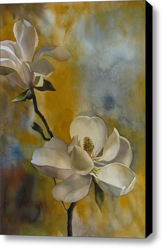 Magnolia Painting On Canvas at PaintingValley.com | Explore collection