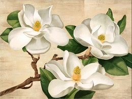 260x196 Shop Magnolia Canvas Oil Painting Uk Magnolia Canvas Oil - Magnolia Painting On Canvas