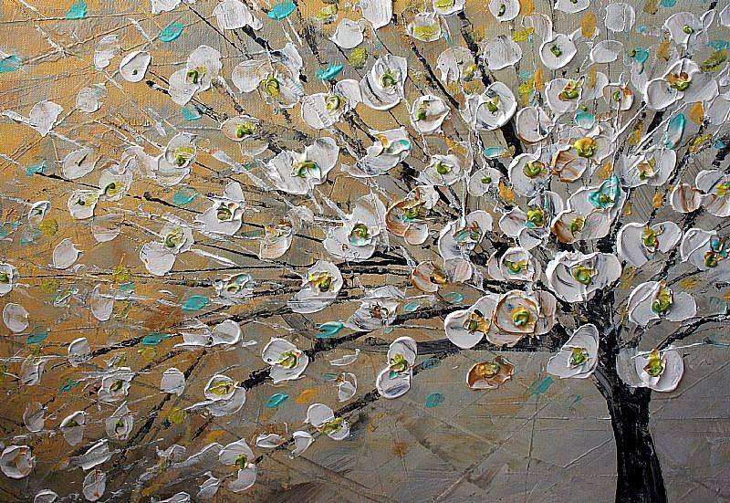 800x551 Magnolia Tree Painting - Magnolia Tree Painting