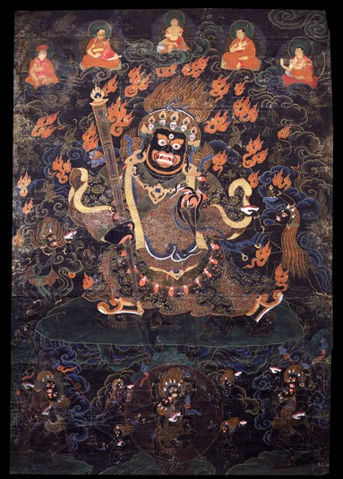 383x535 Mahakala (Buddhist Protector) - Mahakala Painting