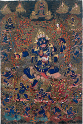 168x250 Mahakala Chaturbhuja (Painting Masterworks) - Mahakala Painting