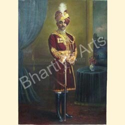 250x250 Maharaja Portraits Paintings, Oil Paintings Johri Bazar, Jaipur - Maharaja Painting