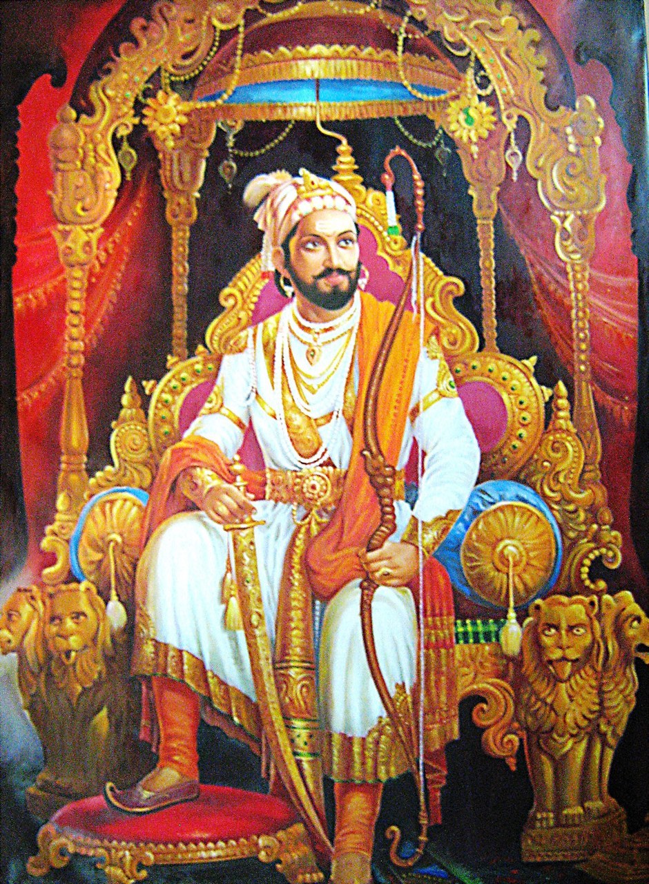 940x1280 Buy Shivaji Maharaj By Vekkas Mahalley@ Rs. 17190. Code - Maharaja Painting
