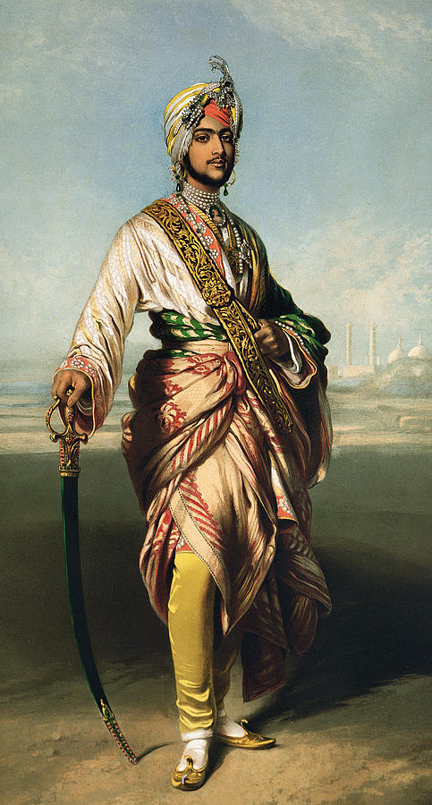483x900 Duleep Singh, Maharajah Of Lahore Painting By Franz Xaver Winterhalter - Maharaja Painting