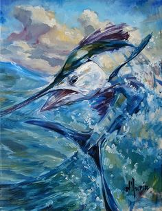236x307 Mahi Mahi Painting Dorado Giclee Saltwater Fish Art Paintings - Mahi Painting