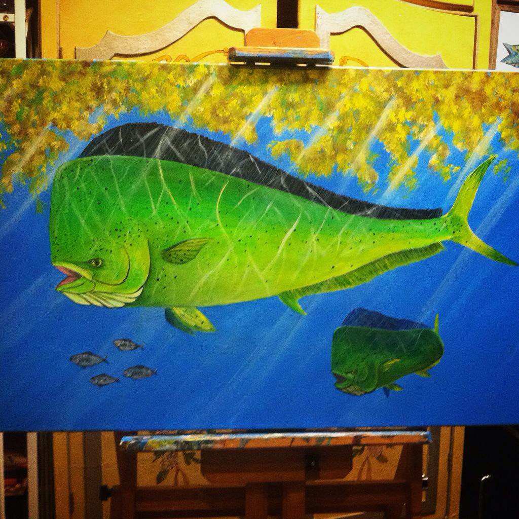 1024x1024 Kevin Bryk On Twitter 24x36 - Mahi Painting