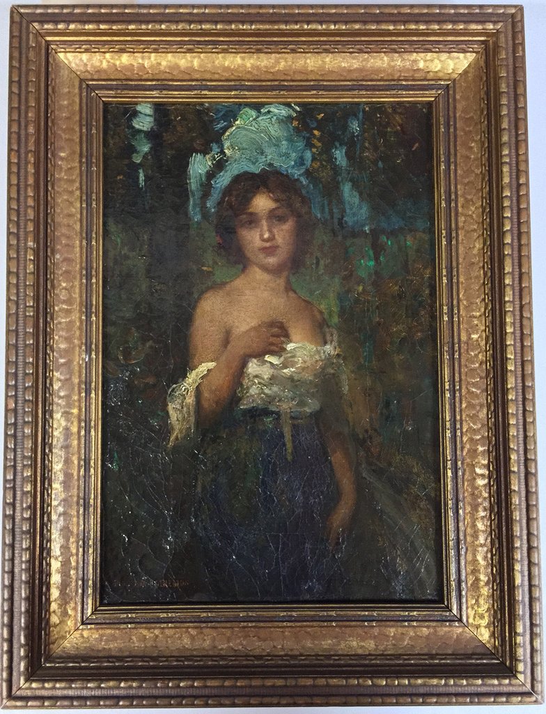 784x1024 Benjamin Eggleston Painting Of A Young Maiden Woodcliff - Maiden Painting