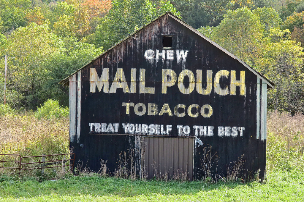 1024x683 Mail Pouch Tobacco, Danville, Oh Side Of A Barn Painted - Mail Pouch Tobacco Barn Painting