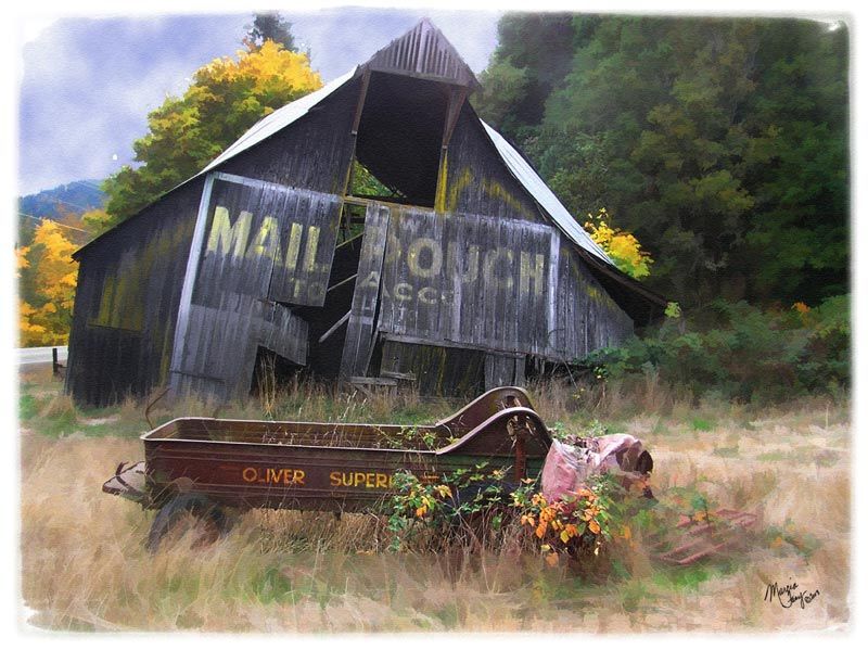 800x599 Mail Pouch Tobacco Barn By Marcia Fasy. Barn Was Lost To Light - Mail Pouch Tobacco Barn Painting