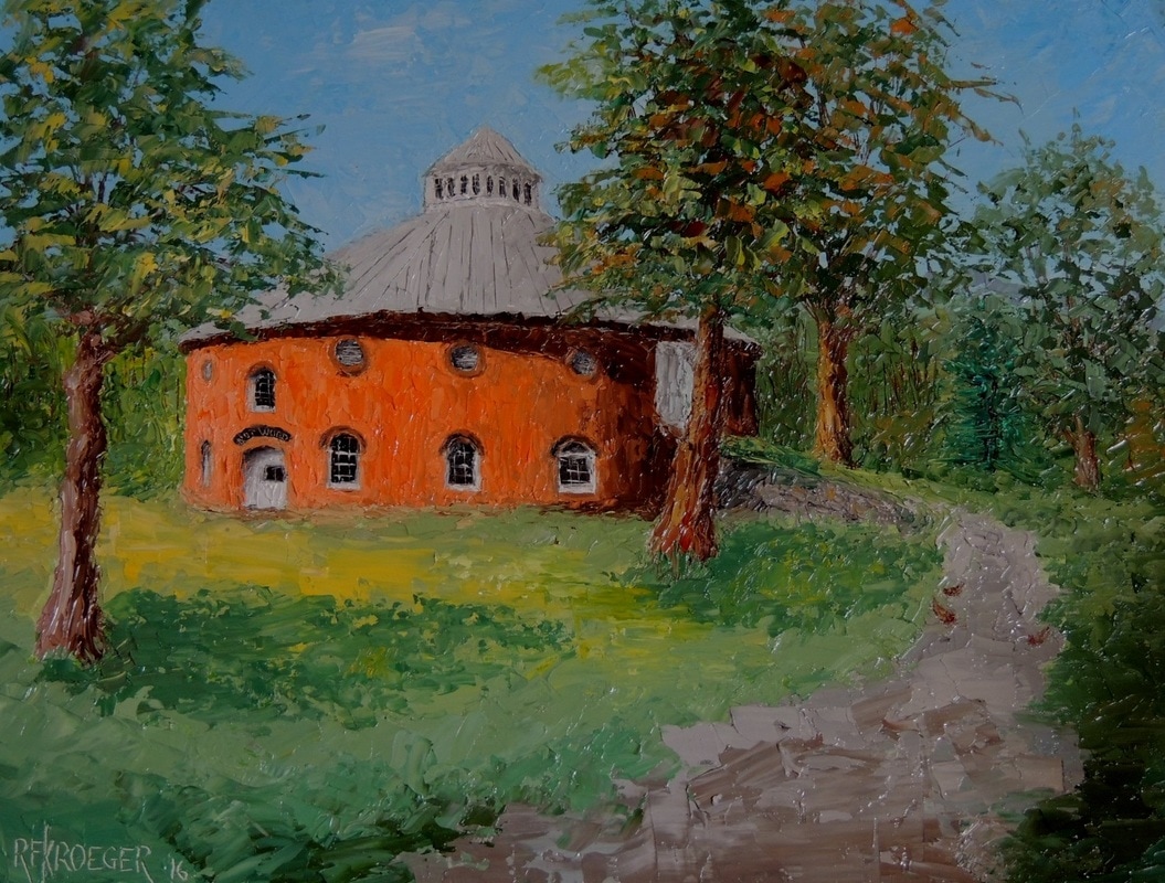 1055x800 Ohio Barns - Mail Pouch Tobacco Barn Painting