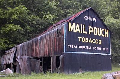 400x263 Surgeon General's Warning It's Mail Pouch Tobacco. Treat Yourself. - Mail Pouch Tobacco Barn Painting